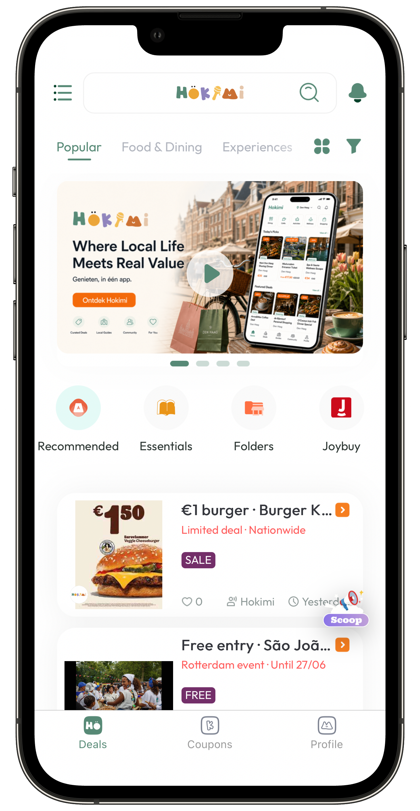 Hokimi app preview